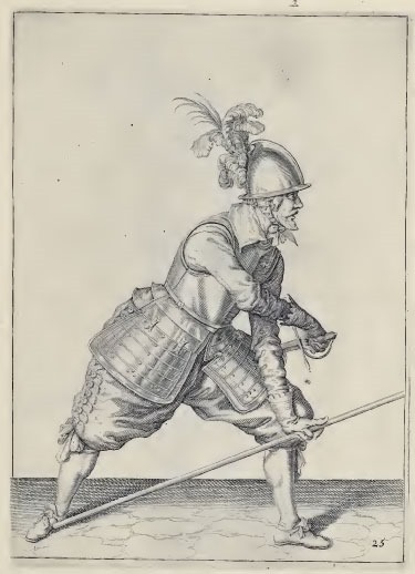 Drawing the sword from de Ghent's 1608 manual.